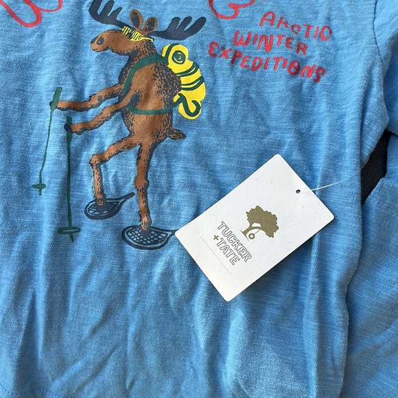 NWT Tucker and Tate long sleeve Moose shirt size 3 - Picture 5 of 5